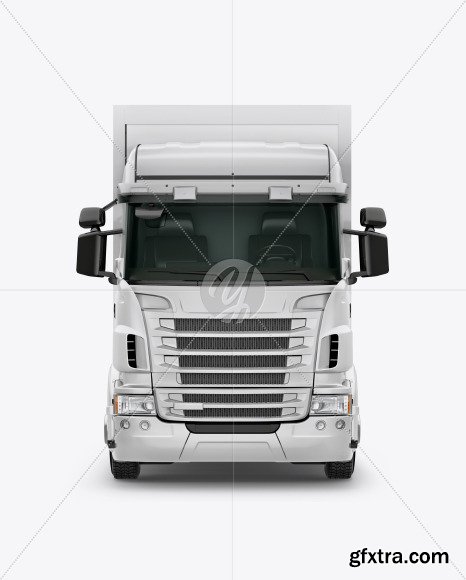 Truck Mockup - Front View 46536
