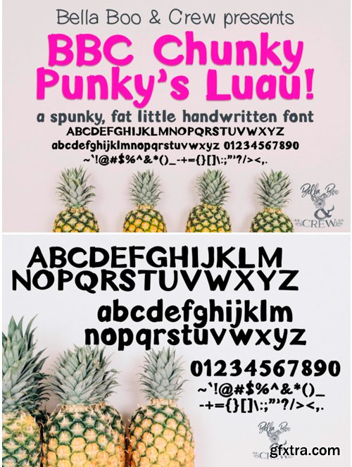 BBC Chunky Punky Luau Font