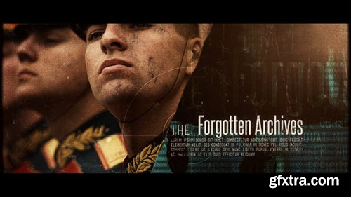 VideoHive The Forgotten Archives 15812699