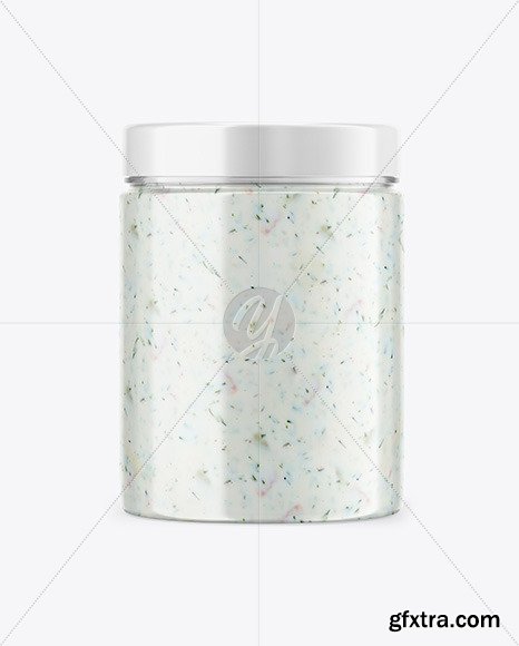 Jar with Tartar Sauce Mockup 46602