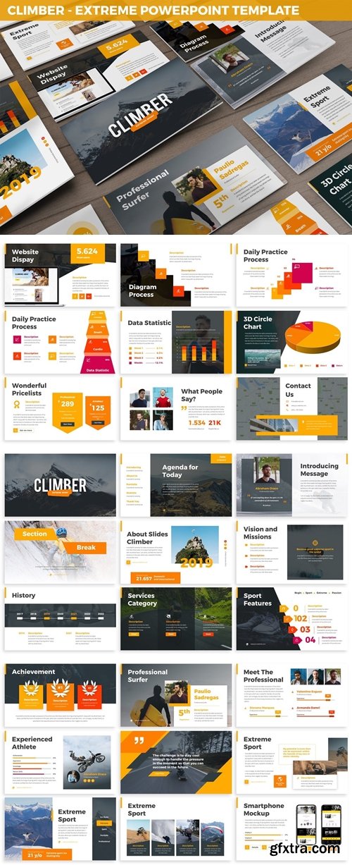 Climber - Extreme Powerpoint Template