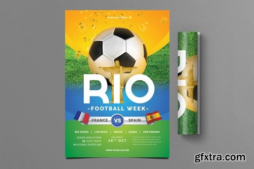 Rio Football Week Flyer