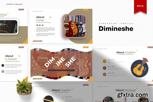 Dimineshe Powerpoint, Keynote and Google Slides Templates