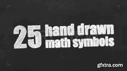 25 Hand Drawn Math Symbols 209541