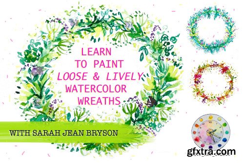 Loose & Lively Watercolor Wreaths