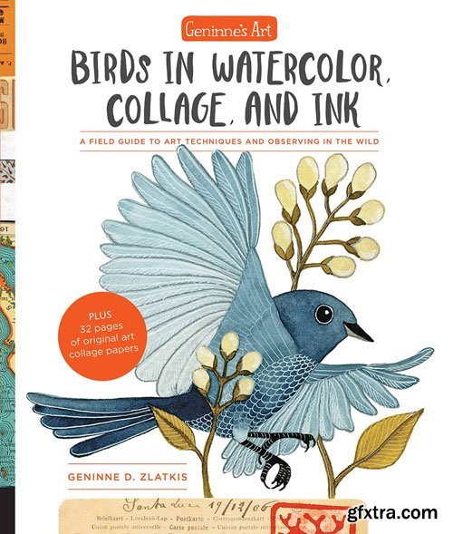 Geninne\'s Art: Birds in Watercolor, Collage, and Ink: A field guide to art techniques and observing in the wild