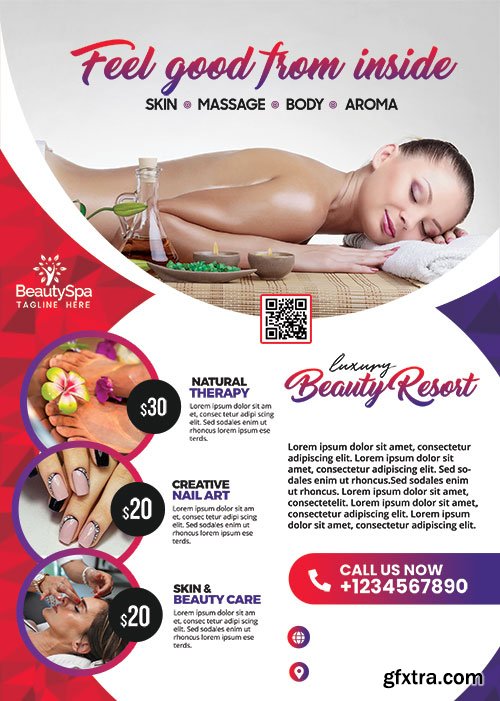 Beauty Salon and Spa - Premium flyer psd template