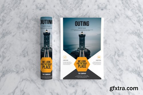OUTING | Travel Flyer Template