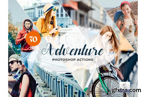 CreativeMarket - 70 Adventure Photoshop Actions 3934254