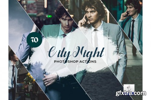 70 City Night Photoshop Actions