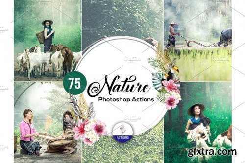 CreativeMarket - 75 Nature Photoshop Actions