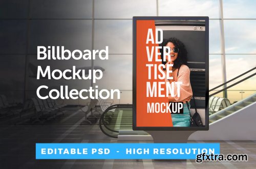 Advertisement Billboard Mockup Collection 2.0