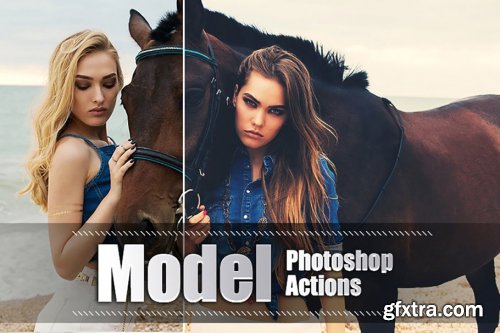 CreativeMarket - 200 Model Photoshop Actions 3937887
