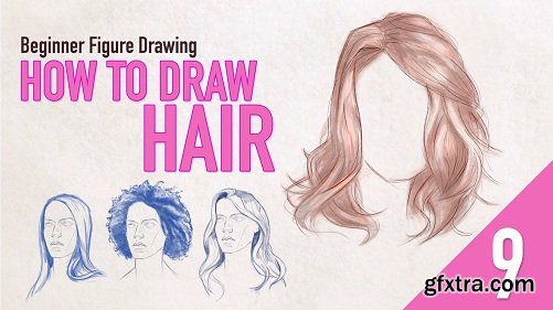 Beginner Figure Drawing - How to Draw Hair