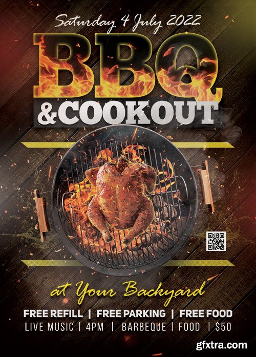 BBQ Party - Premium flyer psd template