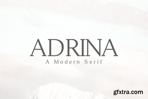 CM - Adrina Modern Serif Font Family 3986997