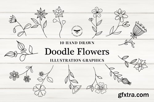 Doodle Flower Collection