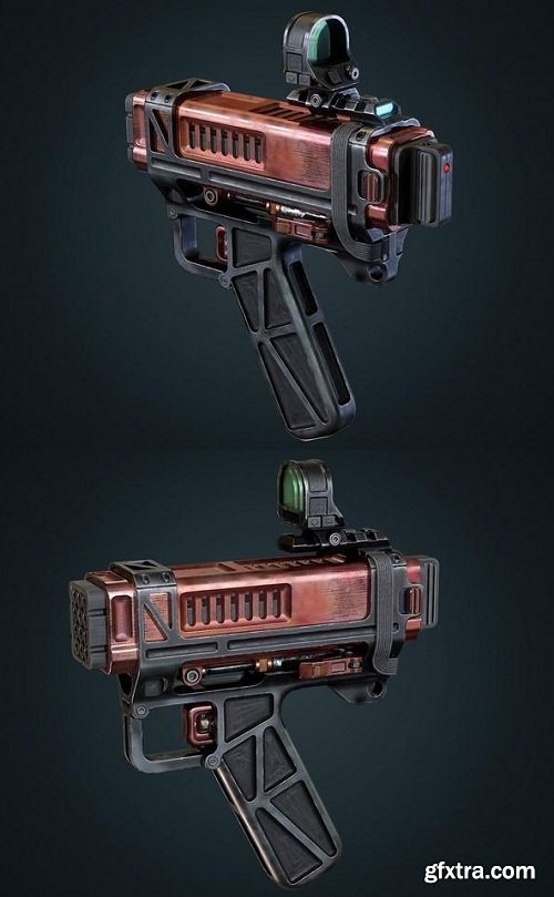 Taser Gun 3D Model
