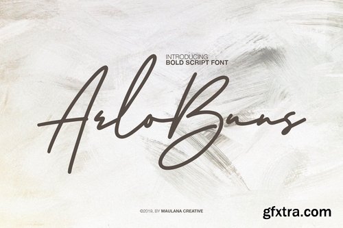 Arlobuns Signature Font