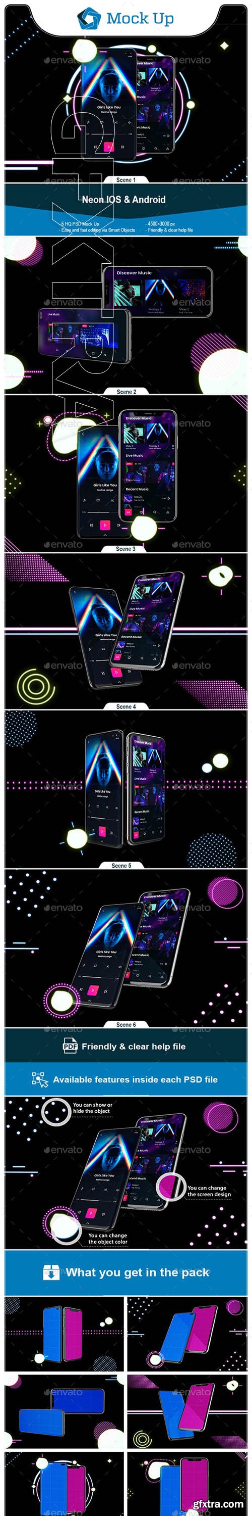 GraphicRiver - Neon IOS & Android 24271449
