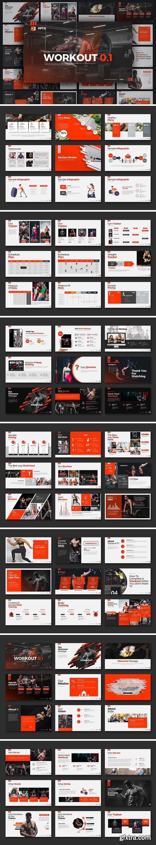 WORKOUT 0.1 PowerPoint and Keynote Presentation