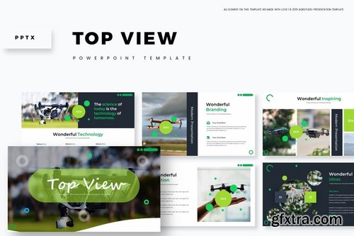 Top View - Powerpoint Google Slides and Keynote Templates