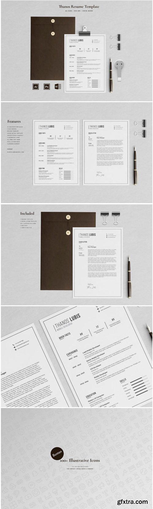 Resume Template 2 Pages | Lubis 1686848