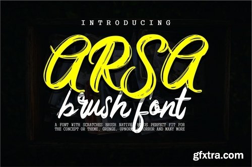 Arsa - Brush Font