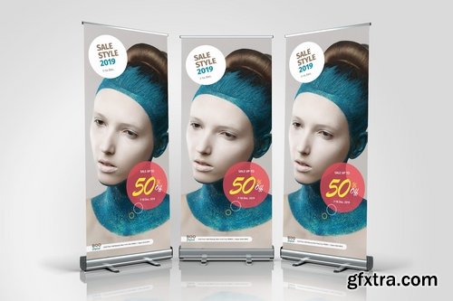 Beauty Sale Roll Up Banner 07