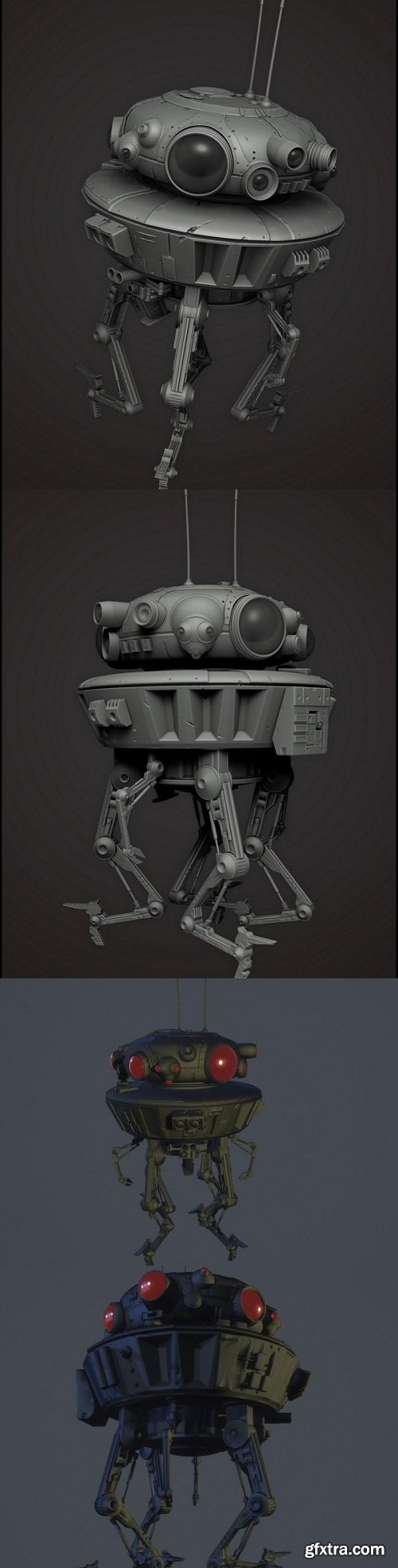 Probe Droid from Star Wars 3D Model
