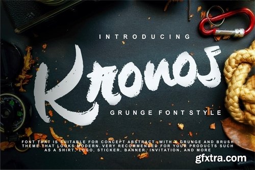 Kronos Grunge Font Style
