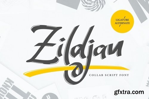 Zildjan Script Brush Font