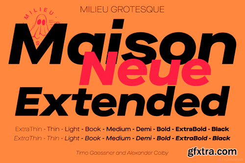 Maison Neue Extended Font Family