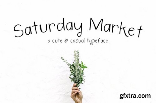 Saturday Market Font + Free Logos