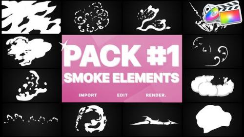 Videohive - Smoke Elements Pack 01 | Final Cut - 24297520