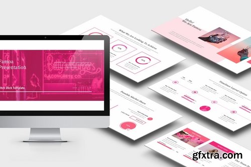 Famoa Pink Color Tone Pitch Deck Google Slides