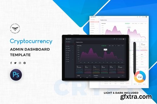Cryptocurrency Admin Template UI Kit