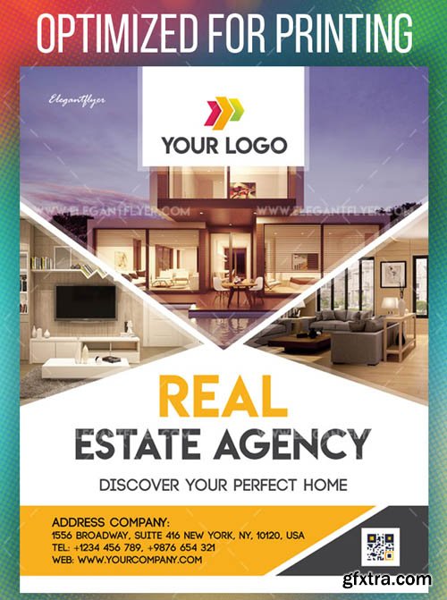 Real Estate Agency V1208 2019 PSD Flyer Template