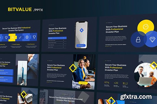 BitValue - Corporate Powerpoint, Keynote and Google Slides Templates