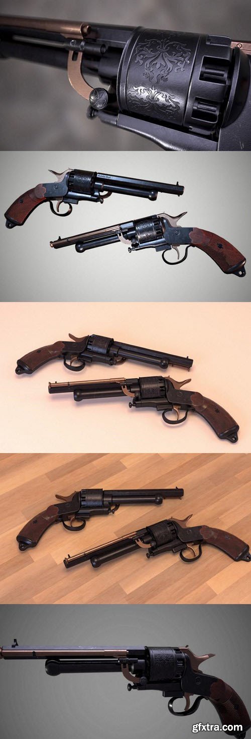 LeMat Revolver – 3D Model