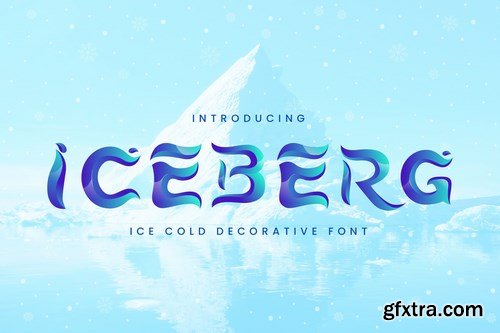Iceberg - Cold Unique Display Typeface