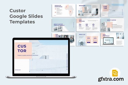 Custor - Creative Agency Google Slides and Keynote Templates