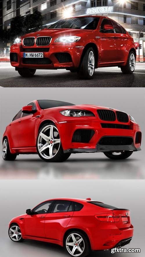 BMW X6 M 2010 3D Model