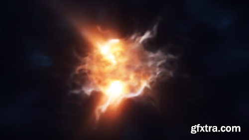 VideoHive Storm Particles Logo Intro 24366091