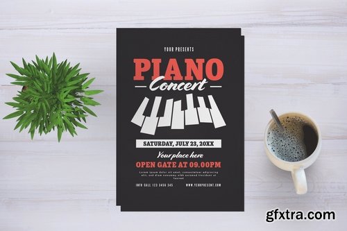 Piano Concert Flyer