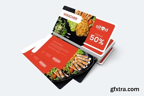 Food Resto Gift Voucher Card