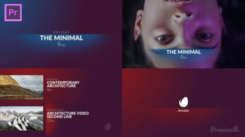 Videohive - The Minimal Broadcast Package Essential Graphics | Mogrt - 22810266