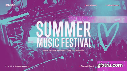 VideoHive Summer Music Festival Dance Event Promo EDM Party Invitation Night Club 20136953