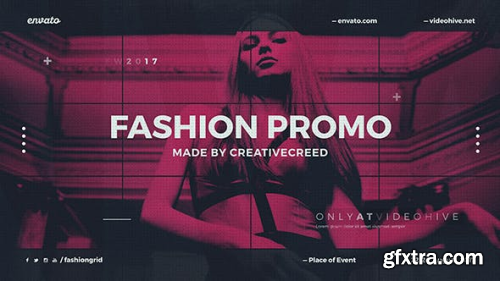 VideoHive Fashion Event Promo Dynamic Opener Clothes Collection Grid Slideshow Backstage 19900068