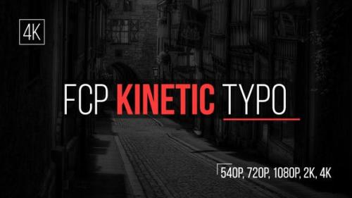 Videohive - FCP Kinetic Typo - 19222654